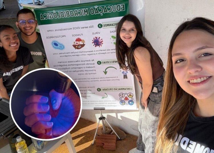 Durante as abordagens, os estudantes que participam da iniciativa dão dicas importantes sobre prevenção em saúde