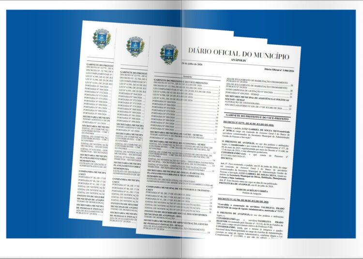 Diário Oficial- Capa- Imagem Ilçustrativa