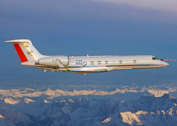 G550 DLR HALO. Foto: DLR