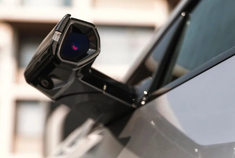 Retrovisor virtual do Audi e-tron SportbackImagem: Audi/Divulgação