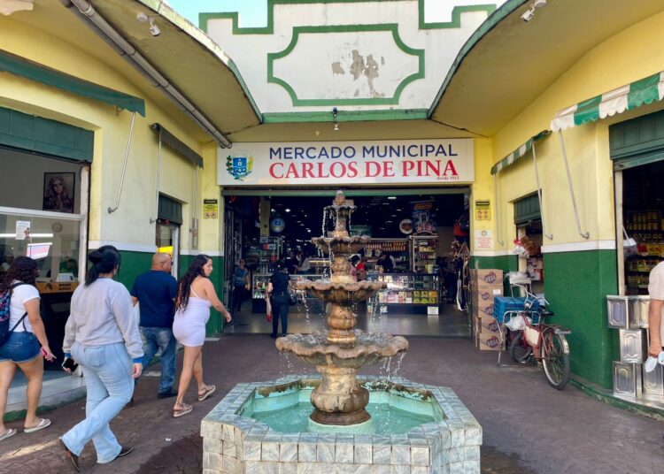 Inaugurado em 25 de dezembro de 1951, o Mercado Carlos de Pina foi tombado como patrimônio Histórico pela Lei Municipal nº 025 de 10/07/1984