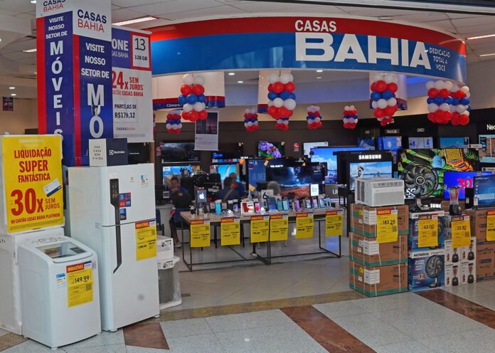 Loja da rede Casas Bahia. Imagem: Reprodução