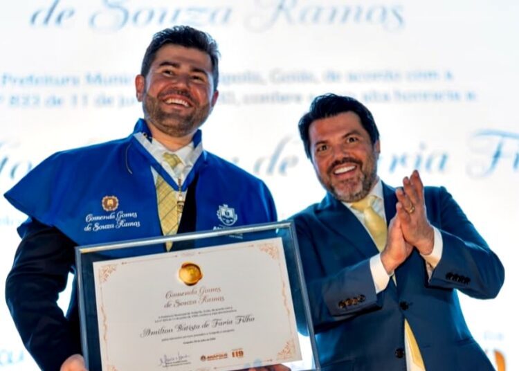 Deputado Amlton Filho e o prefeito Márcio Corrêa