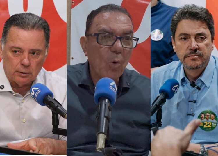 Marconi. Luís César e Wilder Morais.