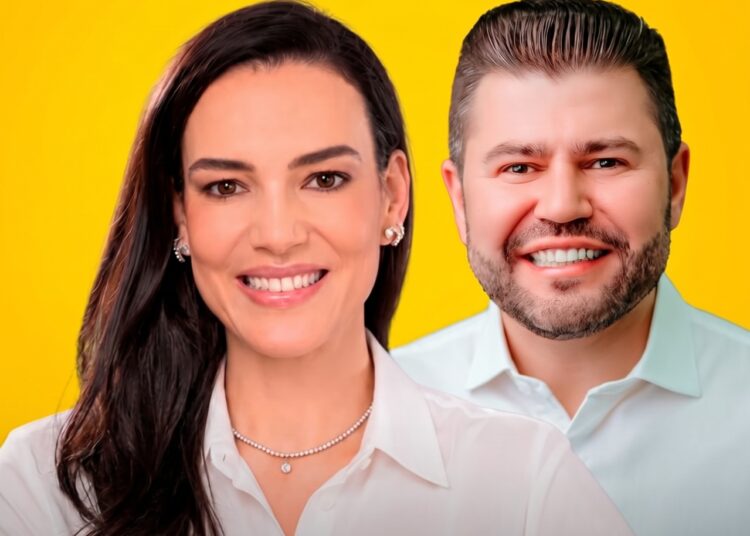 Ana Caroline Guimarães de Oliveira Faria, viúva do deputado estadual Amilton Filho. Imagem: Reprodução