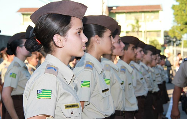 Alunos Colégio Militar - CPMG (Foto: Reprodução)