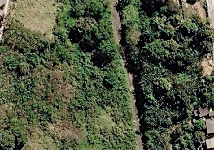 Córrego Góis- Imagem de recorte do Google Maps