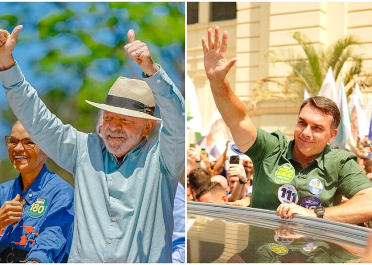 Lula- Flávio Bolsonaro- Imagens de Divulgação
