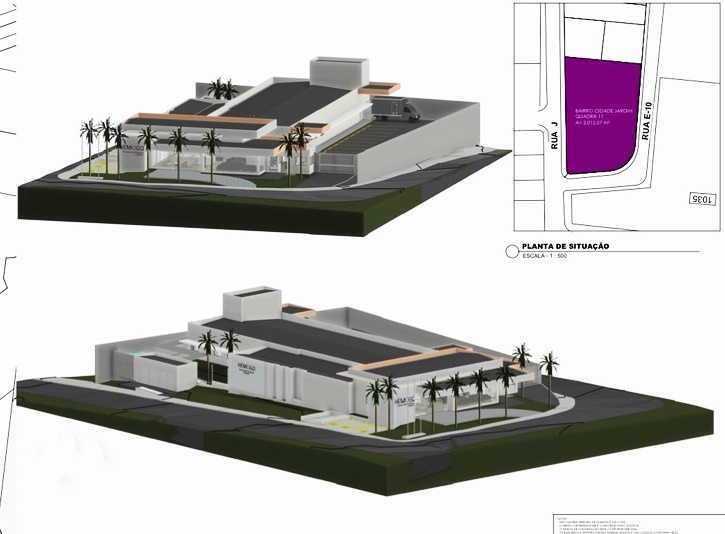 Maquete do Hemocentro