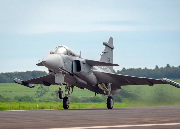 Gripen “nacionalizado” deve chegar em breve à BAAN. Imagem: Divulgação
