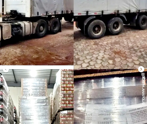 Roubo de carga de energético- Imagem de Divulgação do 3º CRPM