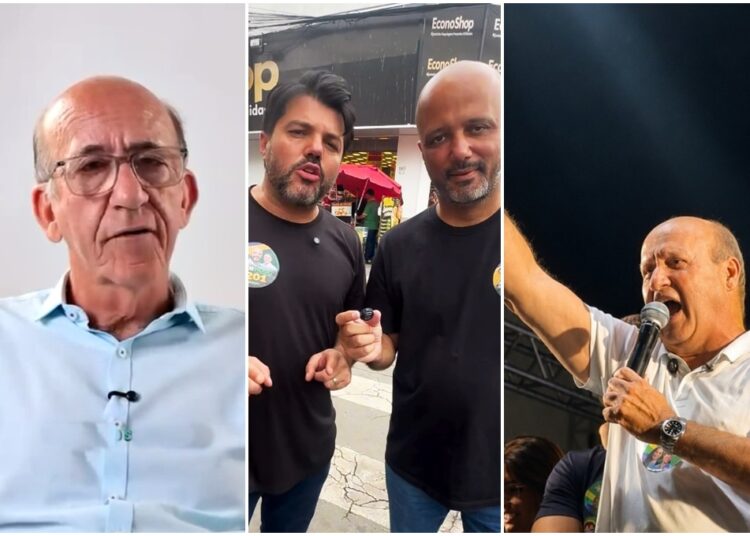 Rubens Otoni- Major Vitor Hugo e Célio Silveira